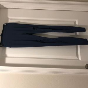 Alo tipped blue leggings